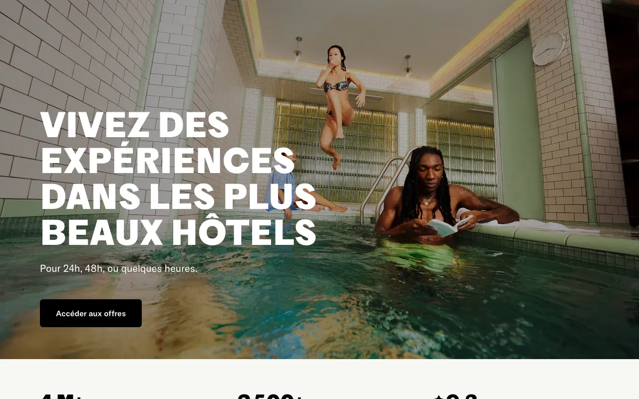 Staycation homepage hero